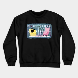 Lounging Cat Crewneck Sweatshirt